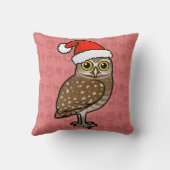 サンタ穴掘りフクロウ クッション (裏面)