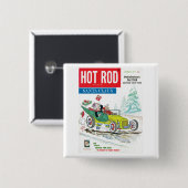 サンタ第5年次ピン 缶バッジ (正面&裏面)