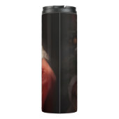 サンタ節クリスマス付きゴールデンレトリバー タンブラー (裏面)