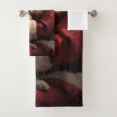 サンタ節クリスマス付きゴールデンレトリバー バスタオルセット (インサイチュ)