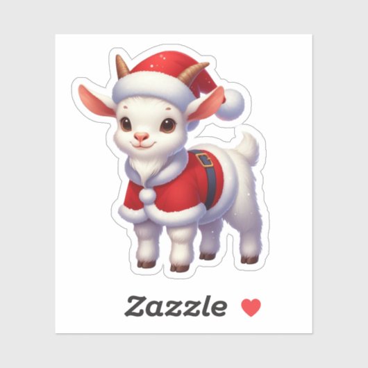 サンタ節ヤギおもしろい、ヤギ シール (シート)