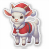 サンタ節ヤギおもしろい、ヤギ シール (正面)