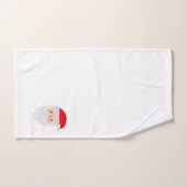 サンタ絵画ン柄バスタオルセット バスタオルセット (ハンドタオル)