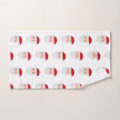 サンタ絵画ン柄バスタオルセット バスタオルセット (ハンドタオル)