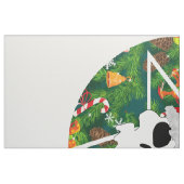 サンタ織りの雹 ファブリック (ファットクウォーター)