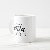 サンタ良いか? コーヒーマグカップ (正面左)