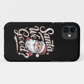 サンタ良い？キッズクリスマスおもしろいクリスマス Case-Mate iPhoneケース (裏面(横))