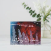 サンタ葉書からのメリークリスマス ポストカード (スタンド正面)