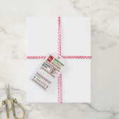 サンタ表現からの北極の配達 ギフトタグ (より糸付き)