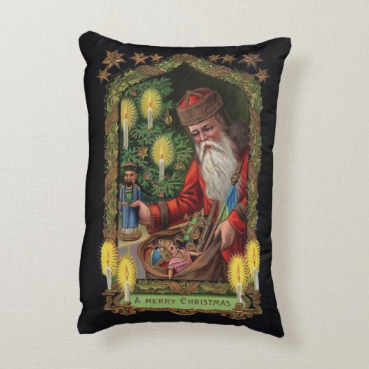 サンタ表現アント枕の向き アクセントクッション (裏面(縦))