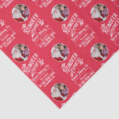 サンタ表現フォトクリスマスレッドからのトナカイ 薄葉紙 (詳細)