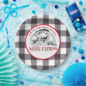 サンタ表現レイン ペーパープレート (パーティー)