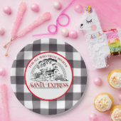 サンタ表現レイン ペーパープレート (パーティー)