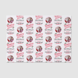 サンタ表現ン名写真クリスマスからのトナカイ 薄葉紙