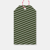 サンタ表現ーフォトクリスマスグリーンからのトナカイ ギフトタグ (裏面)