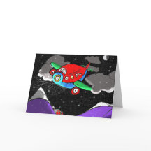 サンタ表現飛行機