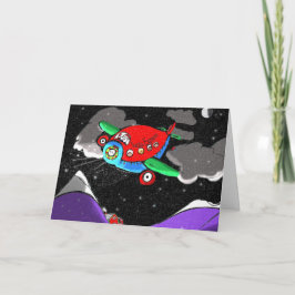 サンタ表現飛行機 シーズンカード