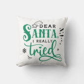 サンタ親愛さん本当に試してみた |おもしろいのユーモア クッション (正面)