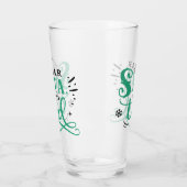 サンタ親愛さん本当に試してみた |おもしろいのユーモア タンブラーグラス (左)