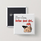 サンタ親愛なシリーズ 缶バッジ (正面&裏面)