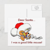 サンタ親愛はがき シーズンポストカード (正面/裏面)