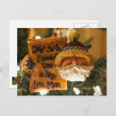 サンタ親愛はハグが使える シーズンポストカード (正面/裏面)