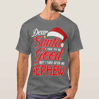 サンタ親愛は良くなろうとしたが、私は自分の後を取る Tシャツ