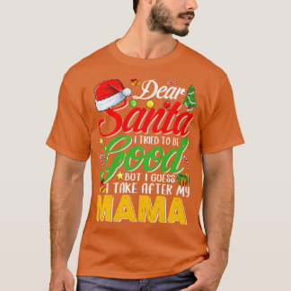 サンタ親愛は良くなろうとしたが、私は自分の後を取る Tシャツ