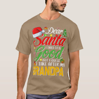 サンタ親愛は良くなろうとしたが、私は自分の後を取る Tシャツ
