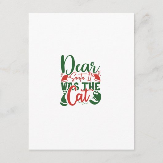 サンタ親愛イットは猫だった エンクロージャーカード (正面)