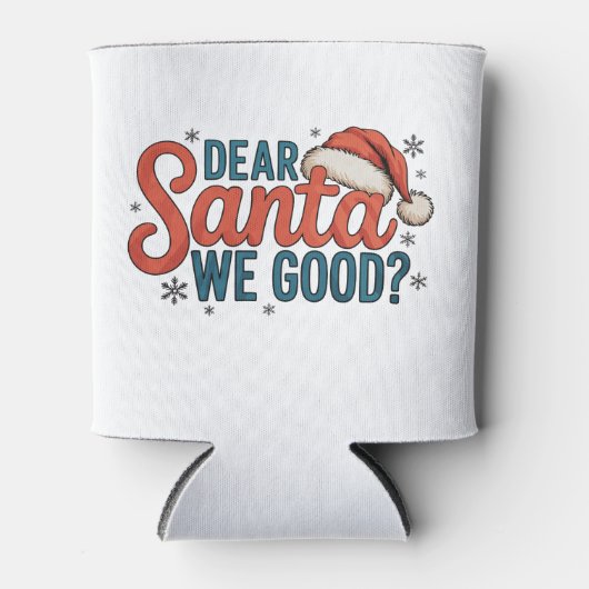 サンタ親愛ウィグッドクリスマスファミリーホリデークリスマス 缶クーラー (正面)