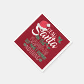 サンタ親愛クおもしろい・クリスマス・ナプキン スタンダードカクテルナプキン (角)