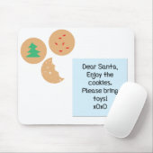 サンタ親愛クッキーおもちゃ持ってきてね マウスパッド (マウス)