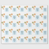 サンタ親愛クッキーおもちゃ持ってきてね ラッピングペーパー (フラット)