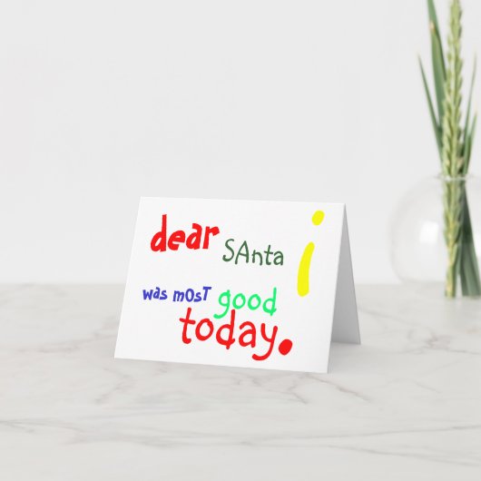 サンタ親愛クリスマスカード シーズンカード (正面)