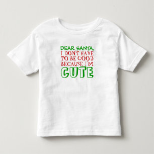 サンタ親愛クリスマスTシャツ トドラーTシャツ