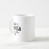 サンタ親愛ットは猫のクリスマおもしろいス1 コーヒーマグカップ (正面左)