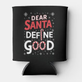 サンタ親愛ディグッドクリスマスホリデークリスマス 缶クーラー (正面)