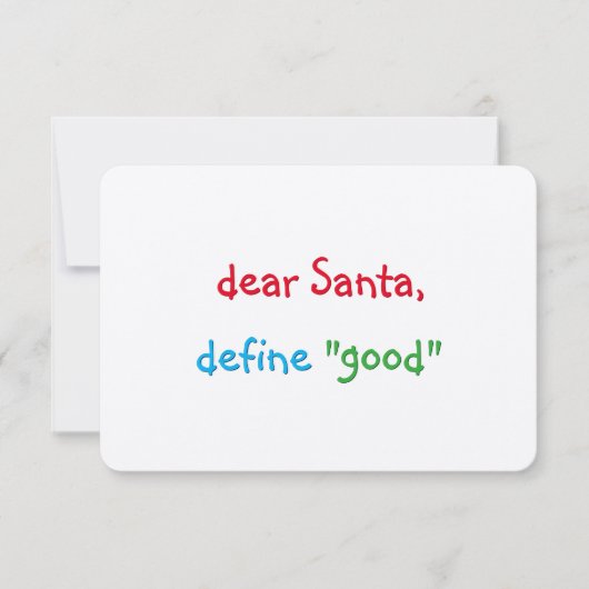 サンタ親愛ディグッドホリデーおもしろいクリスマス 招待状 (正面)