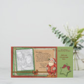 サンタ親愛フォトカード シーズンカード (スタンド正面)