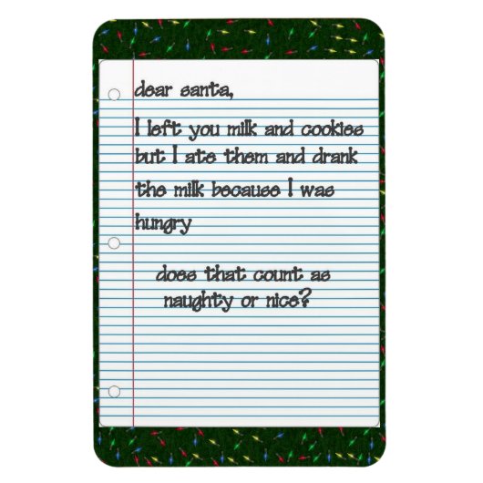 サンタ親愛プレミアムマグネット マグネット (縦)