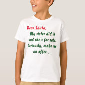サンタ親愛マイシスターがやった Tシャツ (正面)