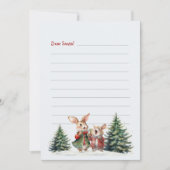 サンタ親愛レターキュートバンおもしろいニーズベビー赤 シーズンカード (正面)