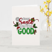 サンタ親愛ーがクリスマスを定義 |グリーティングカード カード (黄色い花)