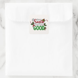 サンタ親愛ーがクリスマスを定義 シール