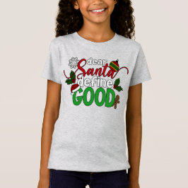 サンタ親愛ーがクリスマスを定義 |ジャージー・シャツ Tシャツ