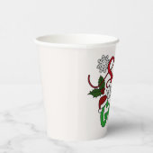 サンタ親愛ーがクリスマスを定義 |紙カップ 紙コップ (右)