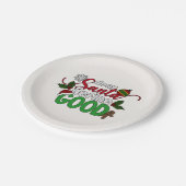 サンタ親愛ーがクリスマスを定義 |紙プレート ペーパープレート (アングル)