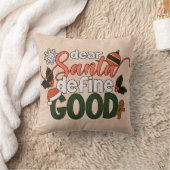 サンタ親愛ーがクリスマスを定義 |装飾用クッション クッション (ブランケット)