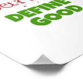 サンタ親愛ーが良い ポスター (角)